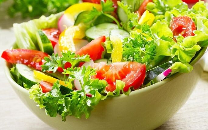 insalata di verdure per dimagrire